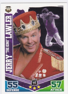 2010 Topps Slam Attax WWE Mayhem #55 JERRY THE KING LAWLER eBay