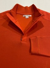 Mens Cutter  Buck 1/4 Zip Shirt Sweatshirt Size M Pullover Mock Neck Supima EUC