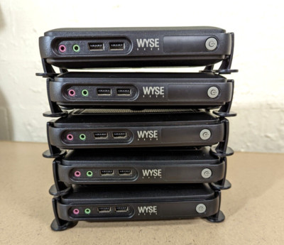 (Lot of 5) WYSE Cx0 Thin Zero Client C00X 128F/512R Xenith Model: 902196-01L