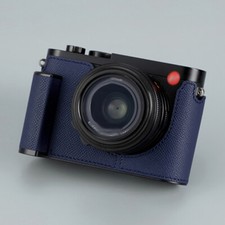 Handmade Camera Case for Leica Q3 Custom Genuine Leather Camera Half Case Cover