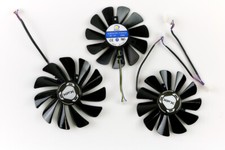 Full Set GPU Fans 85mm 95mm XFX 5600 5700 XT THICC III Triple Set CF1010U12S ...