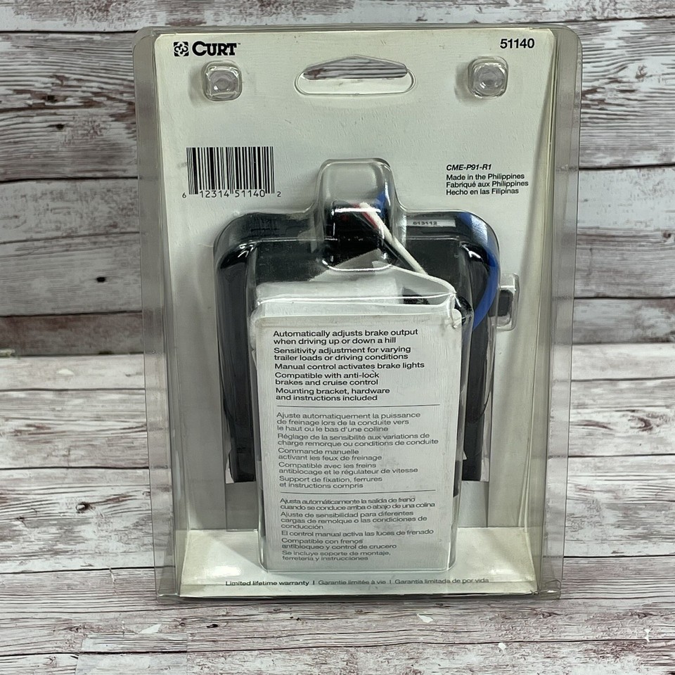 CURT 51140 TriFlex Electric Trailer Proportional Brake Controller New