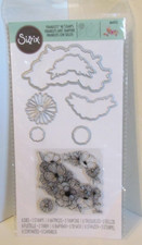 Sizzix Framelits Ink Blooms Dies Stamps 664355