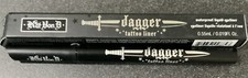 KVD  Kat Von D DAGGER Tattoo Waterproof Liquid Eye Liner in TROOPER BLACK 0.55ml