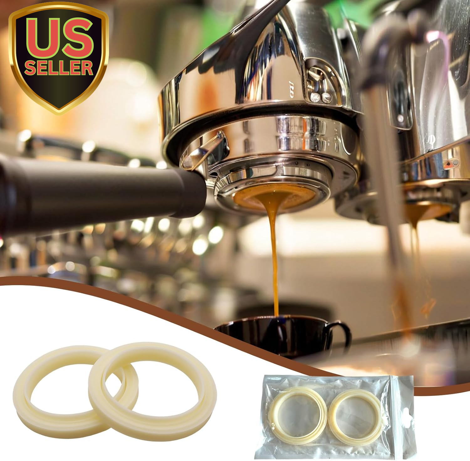 2PCS 54Mm Silicone Steam Ring for Breville Espresso Machine 878/870/860/880/8...