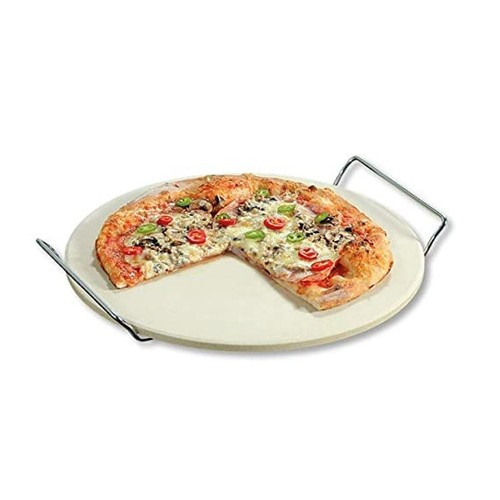 Pietra per Pizza, Realizzata in Ceramica Cordiente rett o tonda Con  supporto | eBay