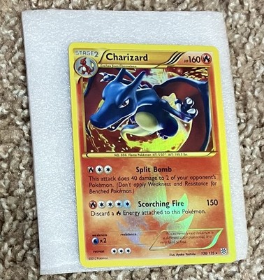 Fan made art work Charizard 136/135 Plasma Storm Holo | eBay