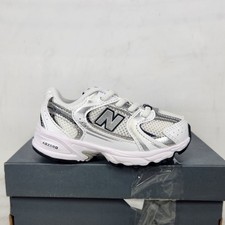 Size 7 Toddler - New Balance 530 Bungee Lace - White / Navy - IZ530SB1