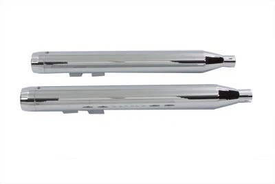 Juego de silenciador Wyatt Gatling con tapas cromadas para Harley Davidson Foto 2 de 2