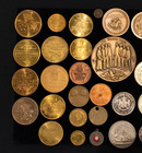 HUGE! 45 pc Lot Tokens & Medallions | Various Designs — photo 5