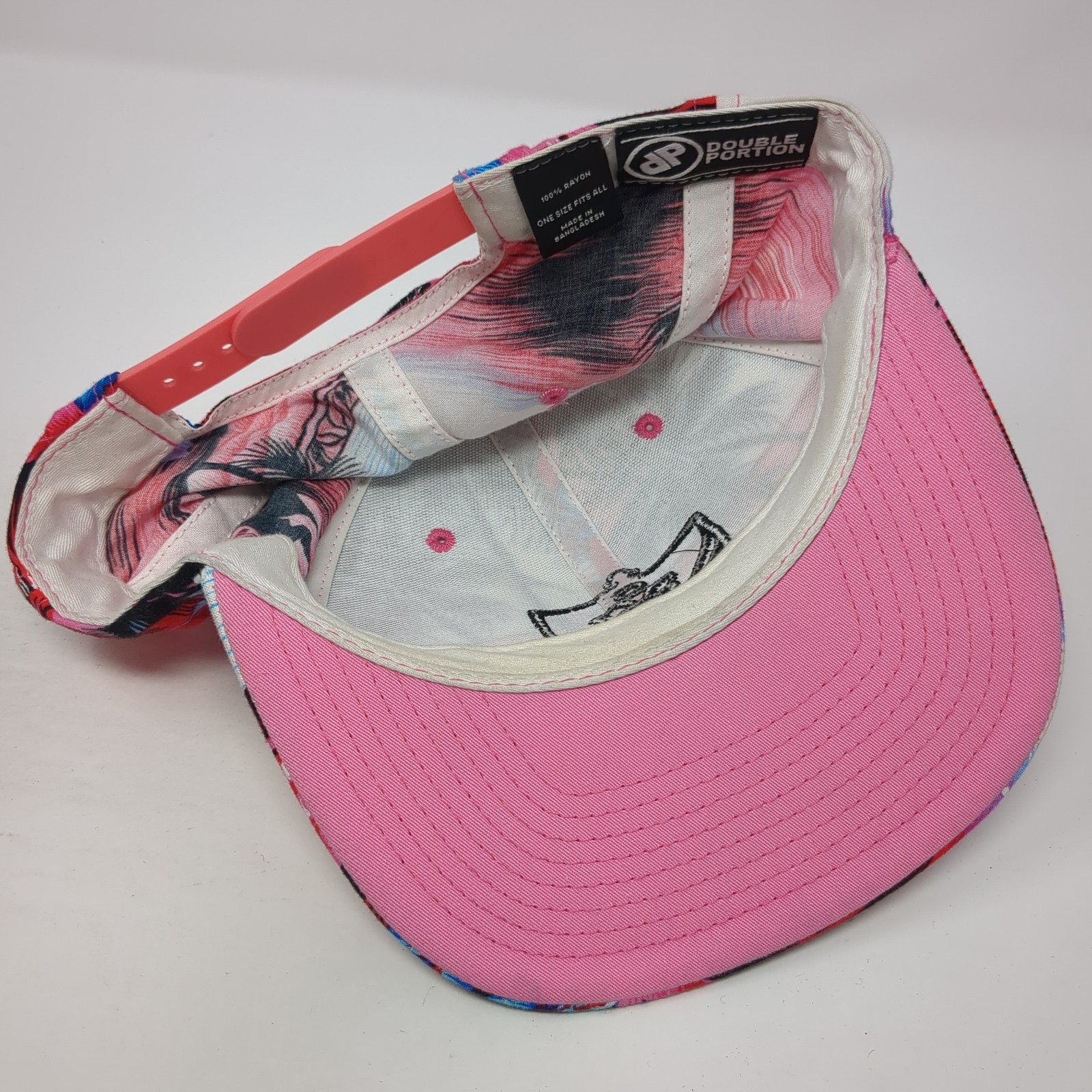 Double Portion Snapback Hat Multicolor One Size E… - image 7