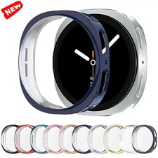 Tempered Glass  PC Full Coverage Protective Case for Galaxy Watch 4 5 44mm 40mm