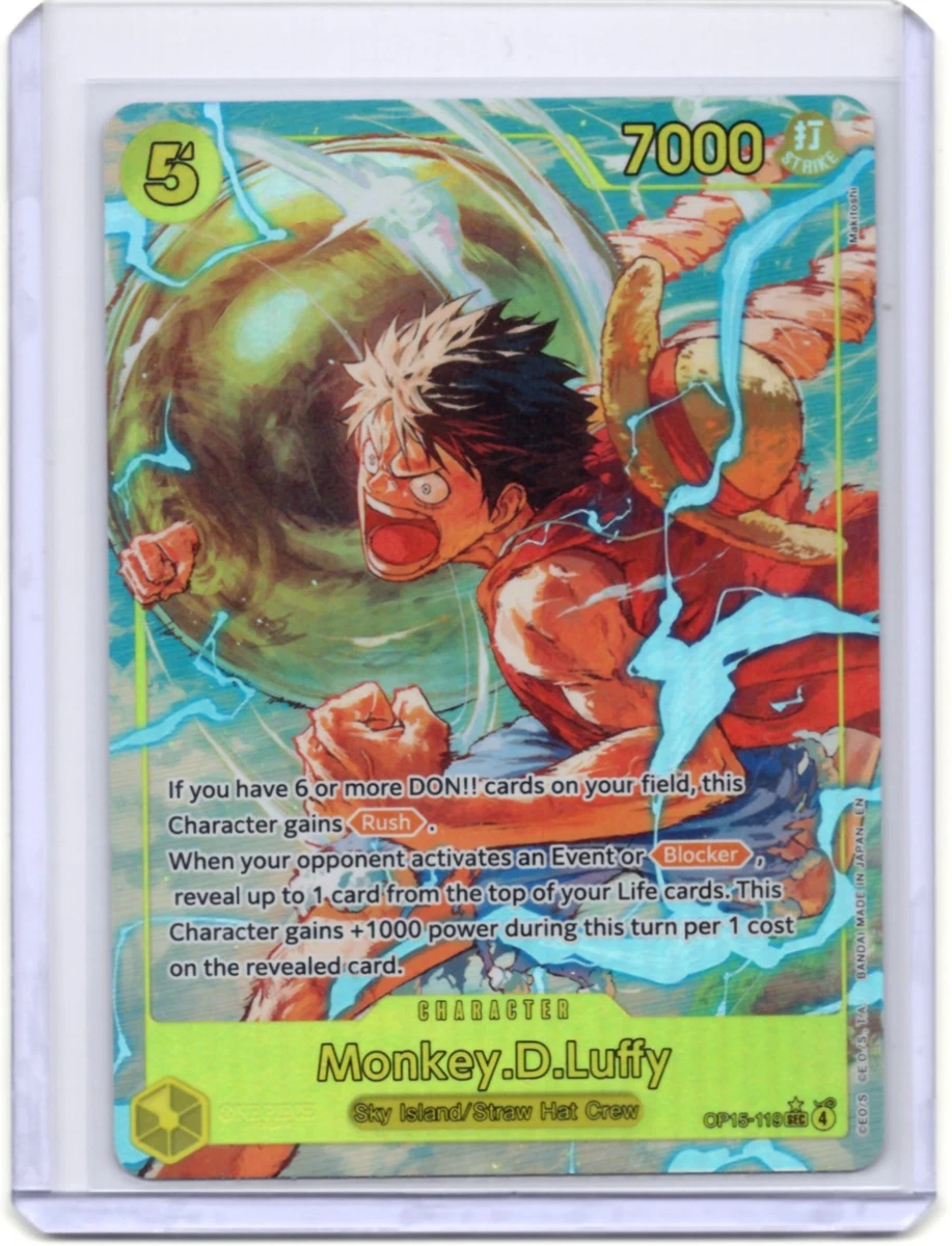 Monkey.D.Luffy OP15-119 Adventure on Kami's Island for sale | eBay