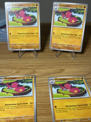 4x Medicham 100/182 Sv10: Destined Rivals Regular NM Fast Shipping Playset