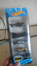 Hot Wheels 5 Pack City Batman CDT28 Mattel NIB Batcopter Batmobile Fusion car MK