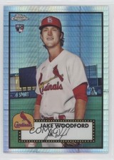 2021 Chrome Platinum Anniversary Mega Box Prism Refractor Jake Woodford #91 d4f