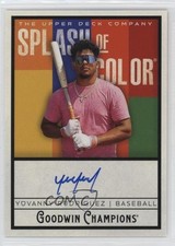 2025 Upper Deck Goodwin Champions Splash of Color Yovanny Rodriguez Auto 02s2