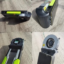 Fits Nvidia Tesla P40 M40 P100 V100 Graphics Card U-shaped Turbo Heat Sink fan