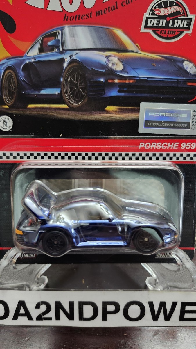2024 HOT WHEELS RLC RED LINE CLUB EXCLUSIVE PORSCHE 959 BLUE HWF18