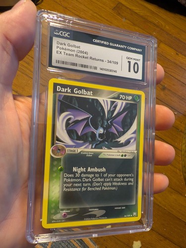 Dark Golbat graded CGC 10 for sale on eBay