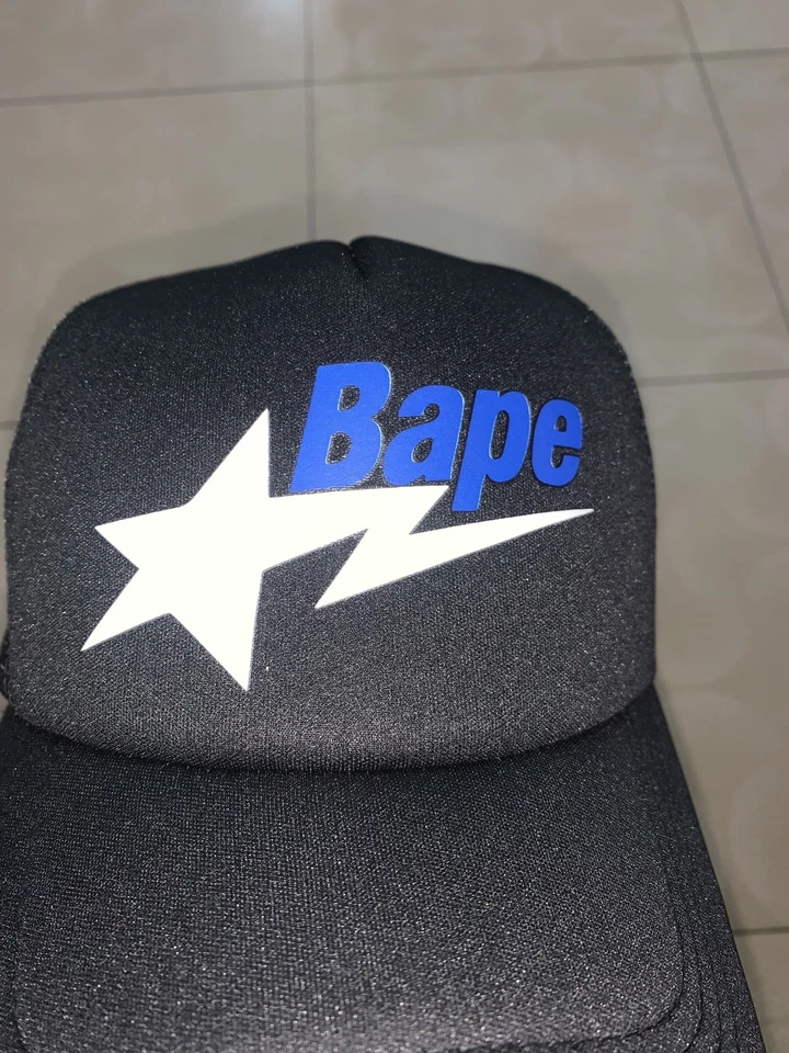 Sombrero baúl Bape negro azul⚫️🔵 Foto 2 de 4