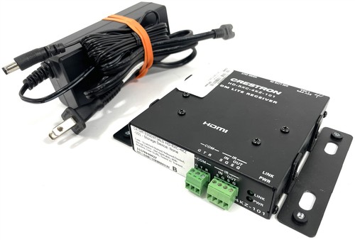 Crestron HD-RXC-4KZ-101 DM Lite Receiver M202047002 6511815 w/ Bracket & AC