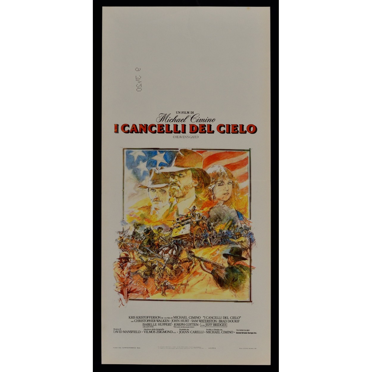 Locandina originale film I cancelli del cielo (1980) - Regia di Michael Cimino
