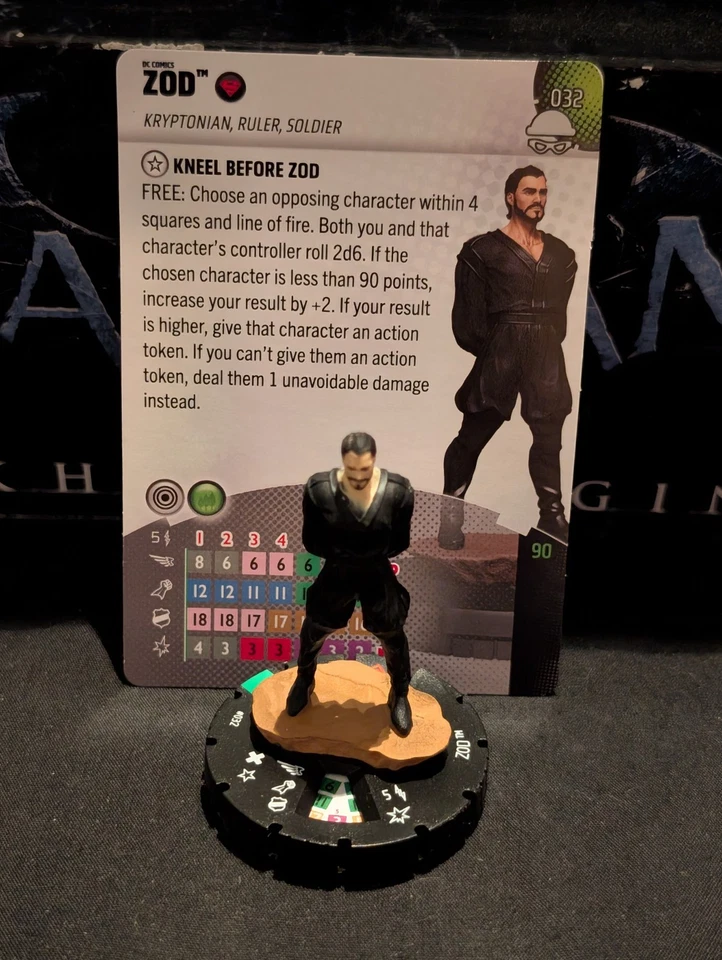 HEROCLIX DC Notorious 032 ZOD - Image 1 of 1