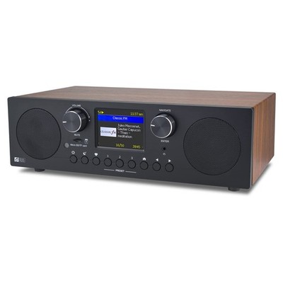 Ocean Digital WR-800 FM Wi-Fi Internet Radio Stereo Speakers Micro SD Line Ou...