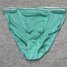 NWT Victoria s Secret Vintage Y2K Signature Cotton Logo String Bikini Panties LG