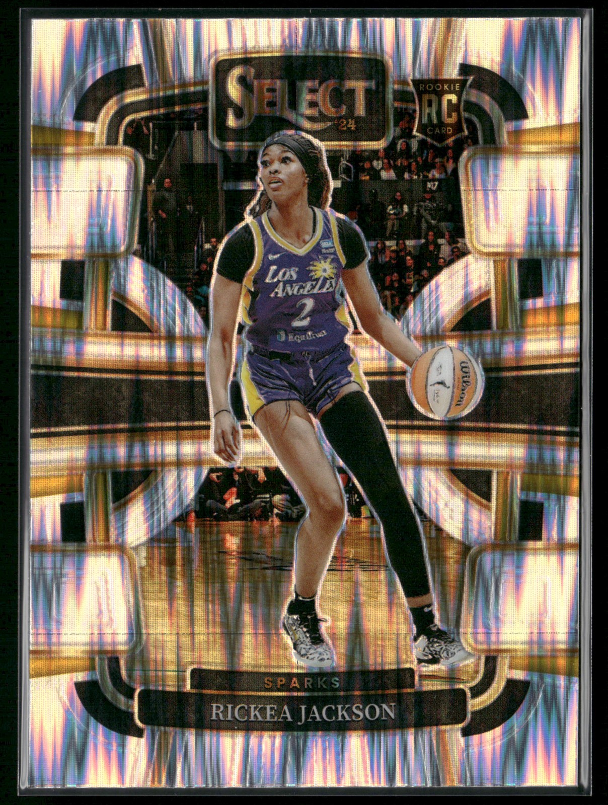 2024 Panini Select WNBA #58 Rickea Jackson Prizms Silver Flash