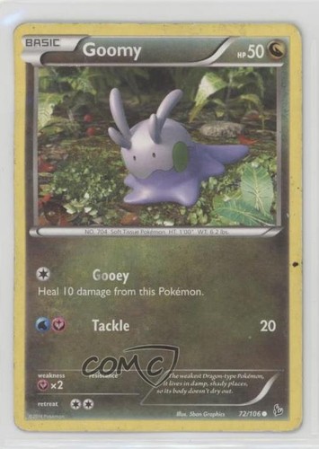 Goomy Pokemon XY Flashfire #72