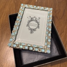 Olivia Riegel Crystal "Patrice" 5x7 Photo Frame New in Box
