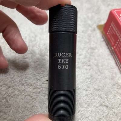 Carlson 12GA Ruger Extended Turkey Choke, After 1993, .670