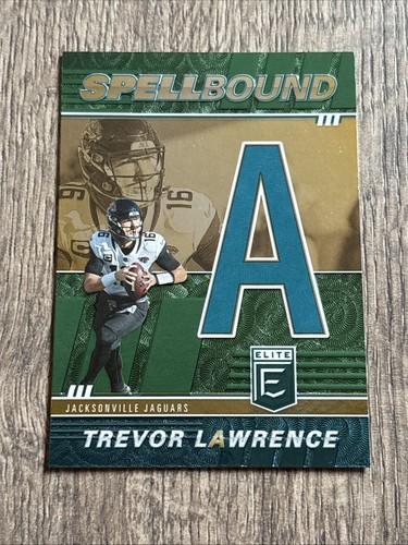 2022 Panini Donruss Elite TREVOR LAWRENCE Green Spellbound COMPLETE SET (8) JAX - Picture 5 of 18