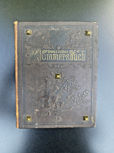 Studenten-Liederbuch -Deutsches Kommersbuch-1892 mit handschriftlichen Einträgen