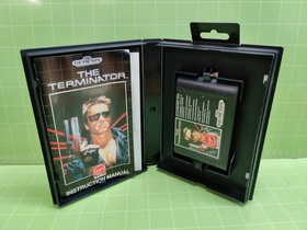 The Terminator (Sega Genesis) CIB w/Reg Card And Hand Tab-Authentic-TESTED-
