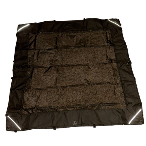 FXW Dog Playpen Mesh Cover Top Black Fits 8 Panel 32" Height Visibility Black