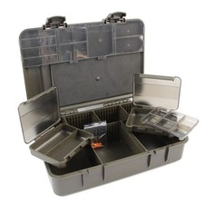 Fishing Storage Box Set with 2 Grid and Double Layer for Efficient Storage