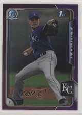 2015 Bowman Draft Chrome Purple Refractor 91/250 Josh Staumont #144 t5p