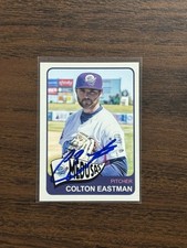 2019 Medusas de Lakewood BlueClaws Colton Eastman IP Signed Autographed 