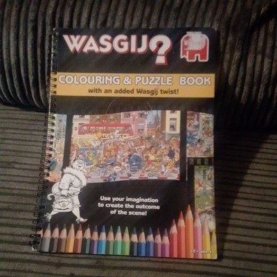 Wasgij Colouring & Puzzle Book - jumbo