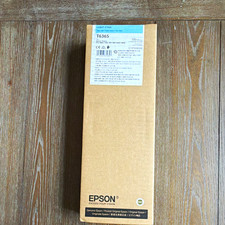 8-2026 Genuine Epson T6365/C13T636500 Light Cyan 700ml Ink 7890/7900/9890/9900