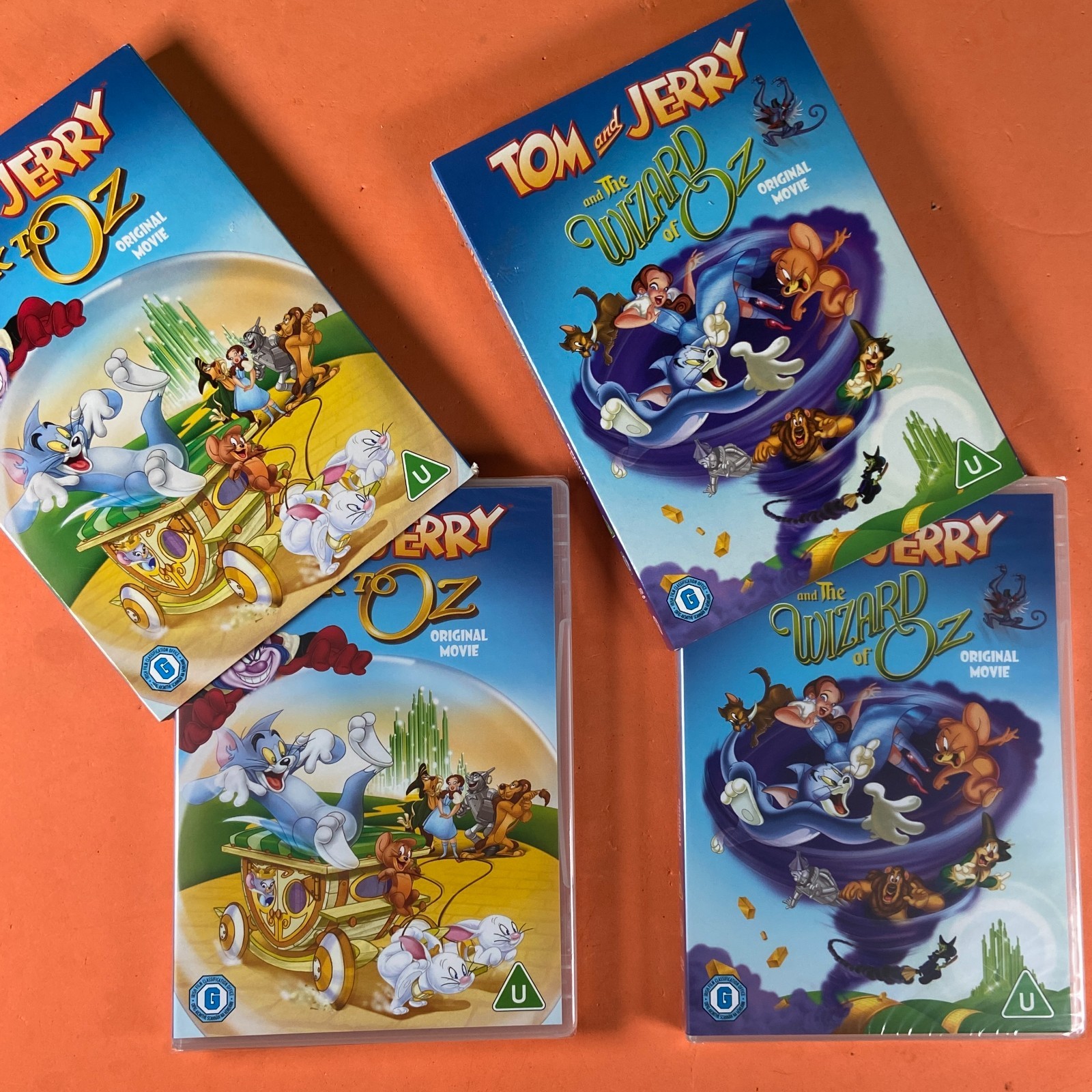 Tom & Jerry Wizard of Oz + Back to Oz DVD Bundle BRAND NEW & SEALED 2 Films