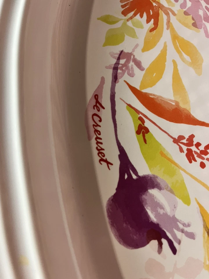 Le Creuset Autumn Large 19.5"/50cm White Oval Platter Serving Tray Stoneware - Image 4 of 4