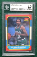 1986 Fleer Rolando Blackman BGS 8.5 (AMAZING SUBS 8.5,9,9.5,8.5) .5 Away from 9