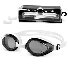 Leakproof AntiFog Swim Goggles for Nearsighted Adults  Youth UV Protection