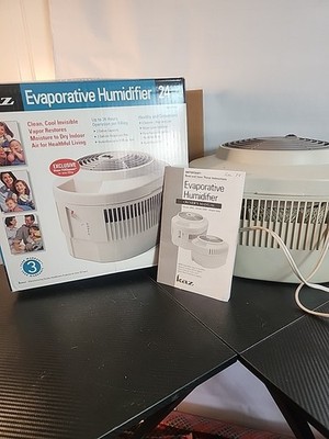Kaz 3400 Evaporative Humidifier Vintage TESTED w/Box MADE IN USA