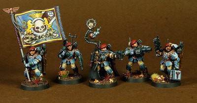 Tempestus Scions Command Squad Astra Militarum Warhammer 40k COMMISSION