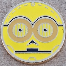 Cache Wars PO-C3 Star Wars Micro Geocoin - Activated  Adoptable - TB8311V